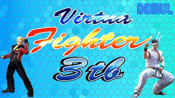 Virtua Fighter 3 + Widescreen (16:9) + 4xMSAL Shader/ Sega Dreamcast [Demul v0.5.6]