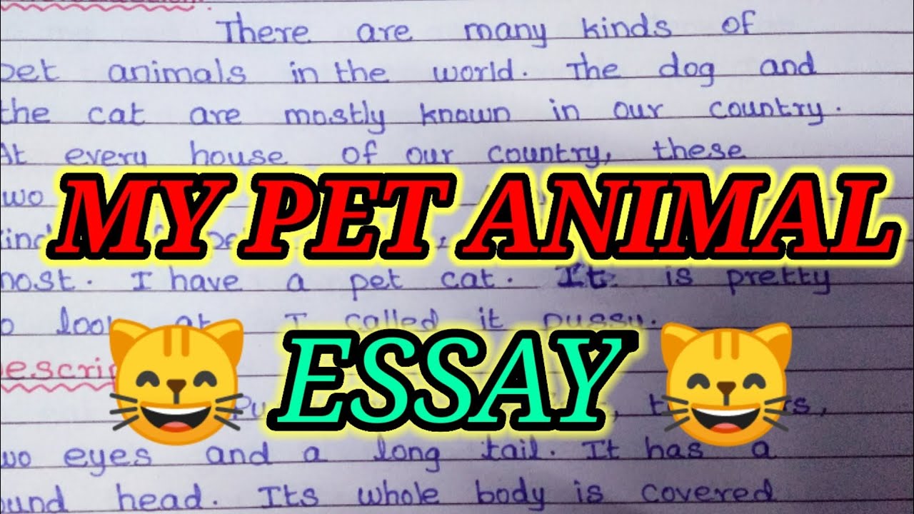 pet animal essay english