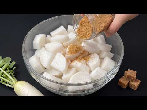 Don’t Use Salt to Pickle Radish! Famous Chefs Always Do This for Crisp, Crunchy Radish | Click DIY