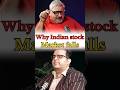 WHY INDIAN STOCK MARKET FALLS| stock market | Deepak wadhwa | #stockmarket #stockmarketnews #shorts