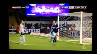 Austria Wien gegen Sturm Graz 2:1 Torschütze Alexander Gorgon