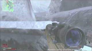 Quad Kill Feed with Gold Barrett .50Cal MW3