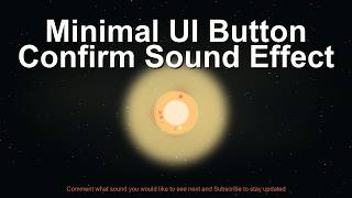 Minimal UI Button Confirm Sound Effect