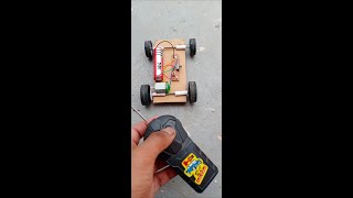 HOW to make Remote Control car with Cardboard #car #RC car #shorts
