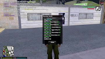 How Scripting Inspect Health Data System Player Accept SAMP GTA Pawn Offer Range Body Part Condition