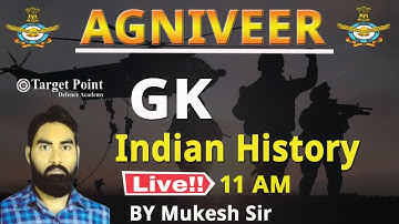Indian History | Agniveer 2022 | Mukesh Parmar sir | Target Point Defence Academy Jaipiur