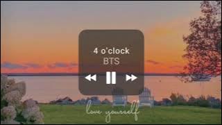 BTS - 4 o'clock || 1 hour