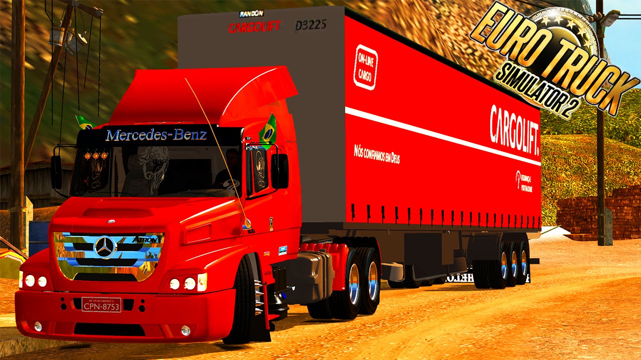 Euro Truck Simulator 2 CAMINHÃO MERCEDESBENZ ATRON 1635