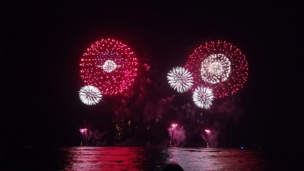25th Honolulu Festival 19 Nagaoka Fireworks In Waikiki Osmopocket Youtube