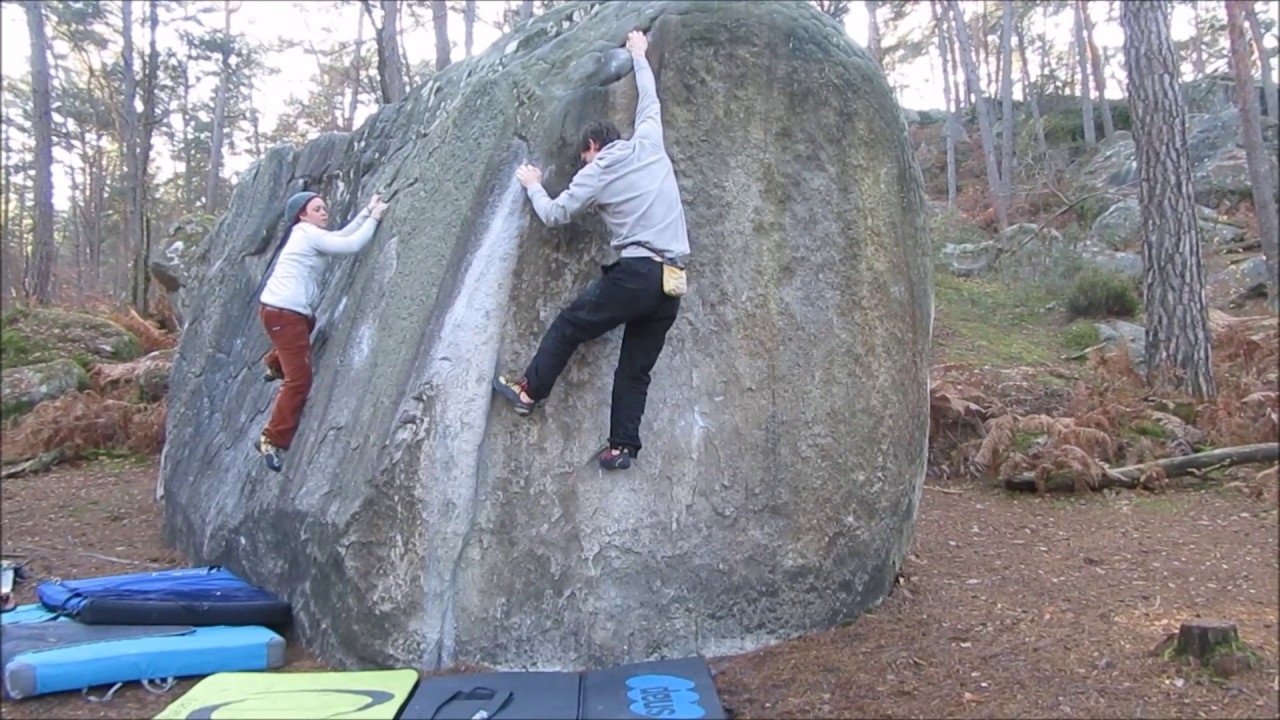 Quelques 7a/+ à Fontainebleau Cuisinière
