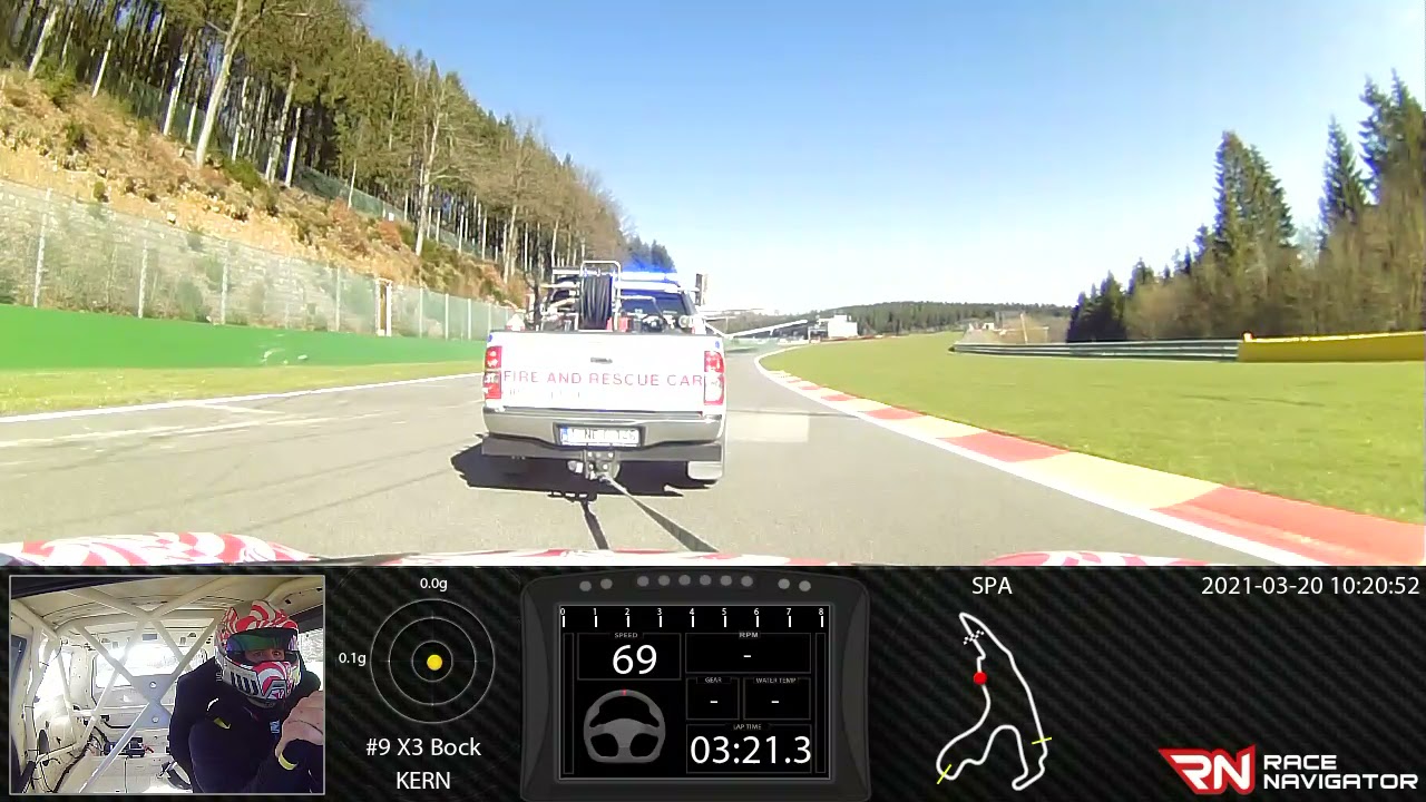 TC Kern SPA 2021 03 20 Lap 6 5min13sec700