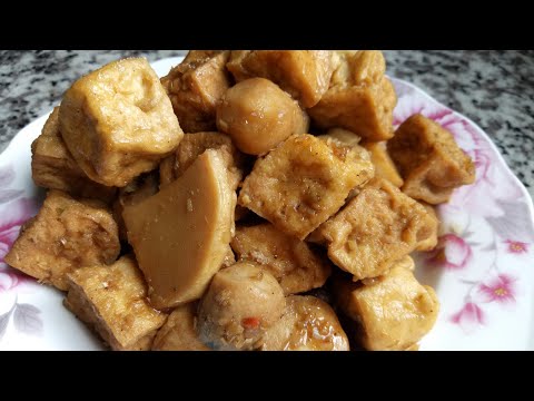 Video Cách làm ĐẬU HỦ KHO MĂNG món ăn chay đơn giản - youtube