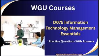 D075: Information Technology Management Essentials Practice Questions
