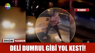 Otobüsü Omzuyla Durdurmaya Çalıştı