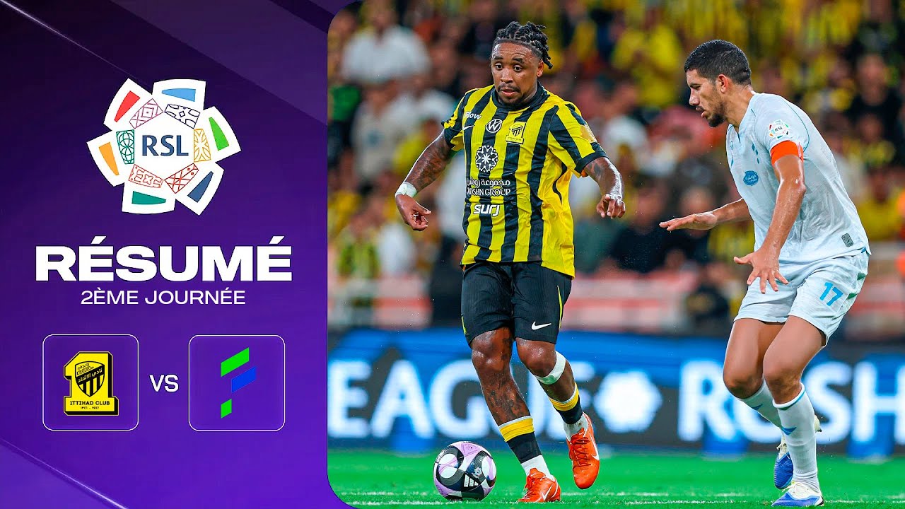 Une pluie de buts... et de cartons dans un match au bout du suspense (Al Ittihad vs Al Fateh SPL J2)