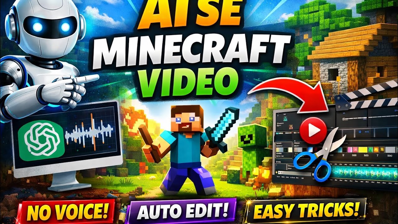 How to create Ai Minecraft shorts in (2026) for beginner - YouTube