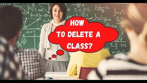 How to delete a class in Google Classroom 2021 in Mobile