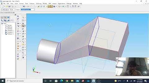 Lofted command in solid edge