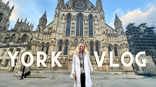 I’m HOME! Shopping In York & New Coach Tabby Bag Try On & Seeing Grandad - York Vlog