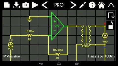Android Circuit Simulator: Rotate Element