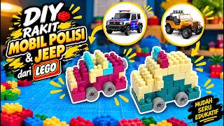 DIY Building a LEGO Police Car & Jeep | Building Blocks
