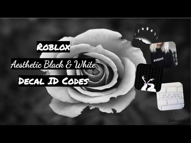 Roblox Welcome To Bloxburg Aesthetic Black White Id Codes Youtube - roblox images black and white
