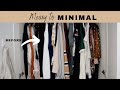Minimalist wardrobe challenge |  DECLUTTER WITH ME | PROJECT 333 CHALLENGE |