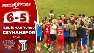 İçel İdman Yurdu 1 (6) - (5) 1 Ceyhanspor Maç Özeti (Ziraat Türkiye Kupası 1.  Tur Maçı) 14.10.2020