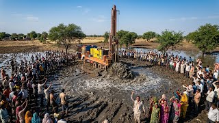 Borewell Drilling 10HP Water Come | Deep 200 Feet 10HP Water | The Future of Water Access