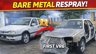 We Took Our First Golf Vr6 Down To Bare Metal Full Respray Begins