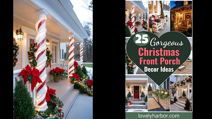 25 Gorgeous Christmas Front Porch Decor Ideas To Copy