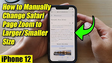 iPhone 12: How to Manually Change Safari Page Zoom to a Larger/Smaller Size