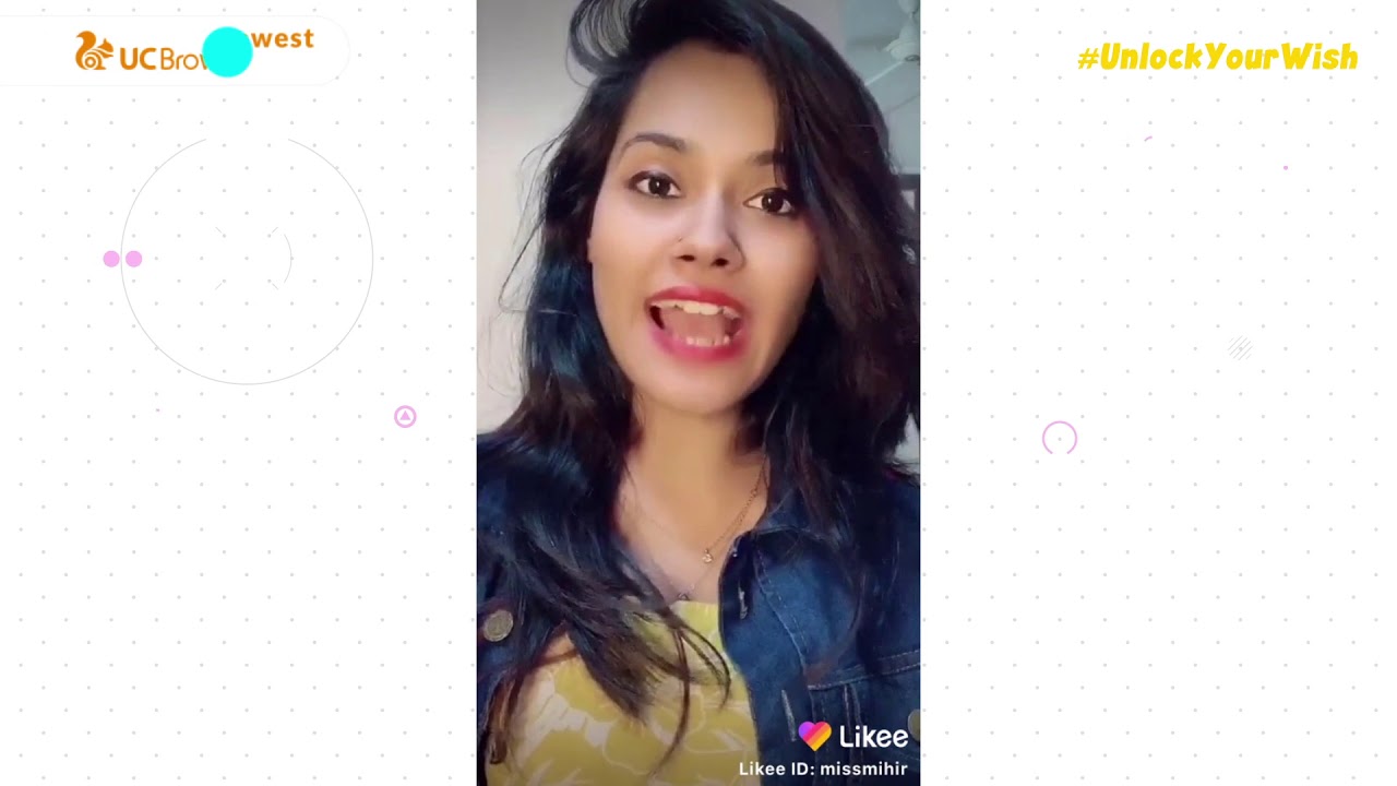 Thank you UC users, a message from Miss Likee Sakshi | Unlock your wish | UC  Browser - YouTube