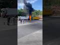 Fire on truck 😯🚛 #truckdrivers #truckers #truckdriving