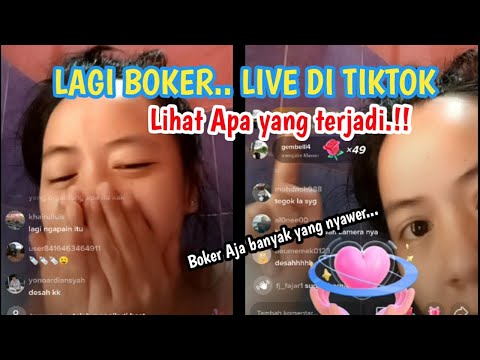 Lihat Wanita Cantik ini, Lagi BOKER sambil LIVE di Tiktok