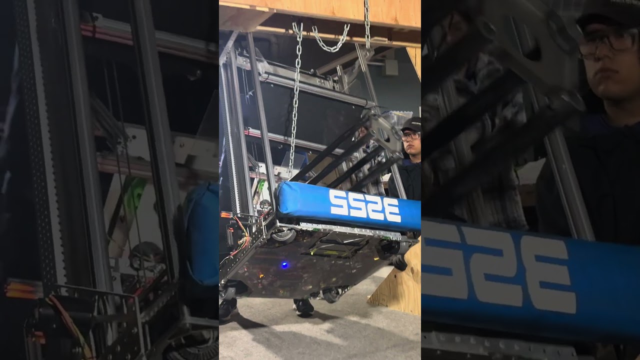 FRC 2025 Winch Style Deep Cage Climber Test 1 