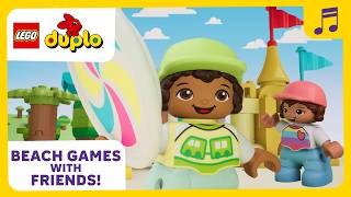 beach games friends storytime sing along cartoons kids lego