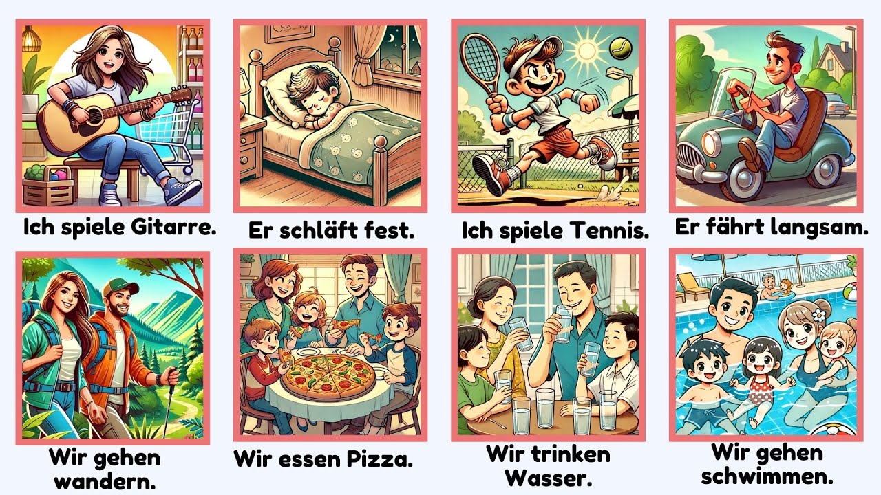 Sprich wie ein Profi: 200 3-Wort-Sätze auf Deutsch | Deutsch Lernen Mit ...