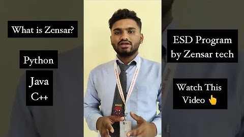 Zensar ESD Program Video Assessment | Zensar Tech #interview #intro #college #skilldevelopment