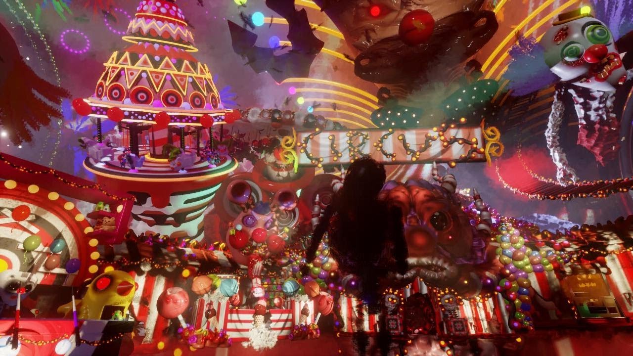 Clowney Circus: Art Set, Twisted Horror Carnival in Dreams PS5