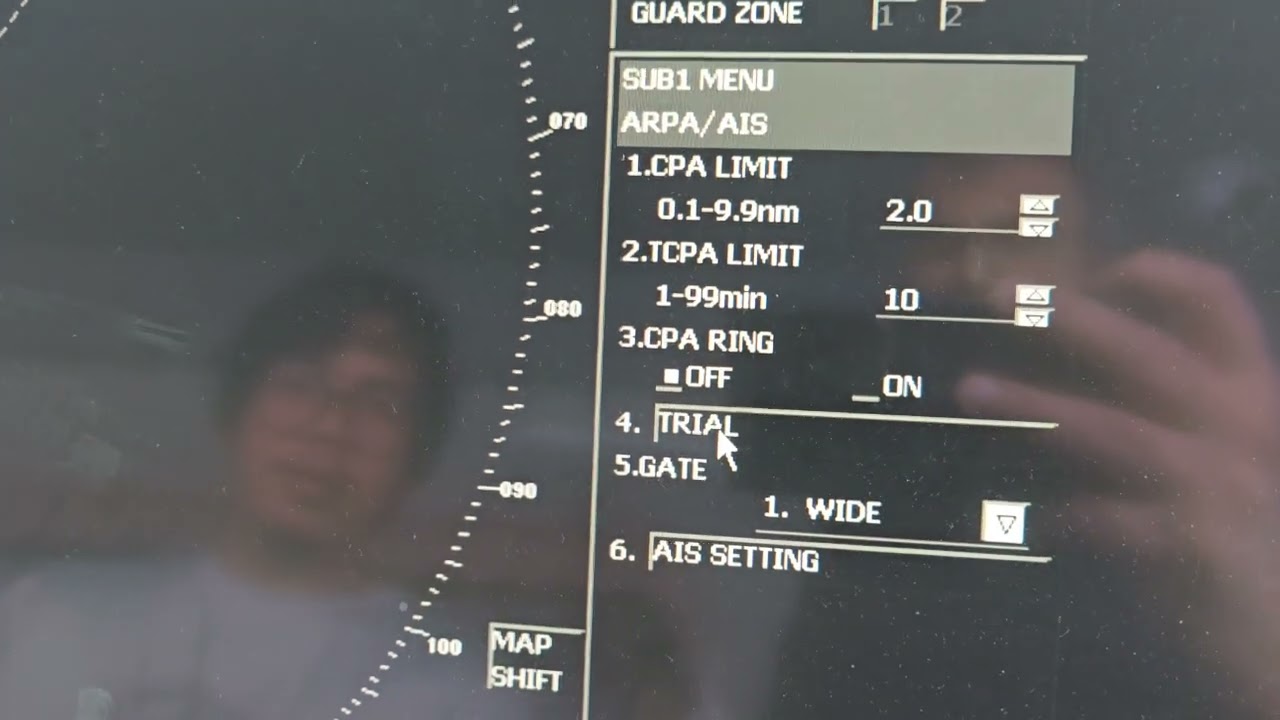 Trial maneuver in JRC Radars