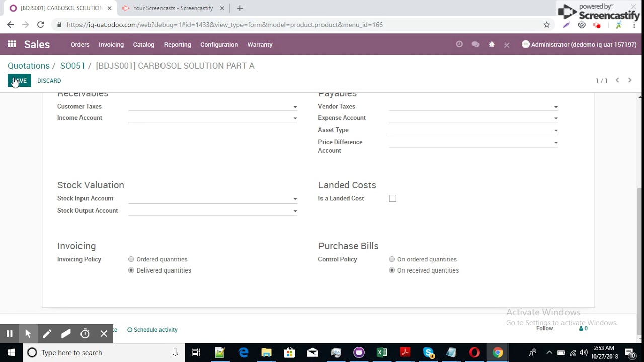 Sales Process - Multiple Deliveries with Single Invoice