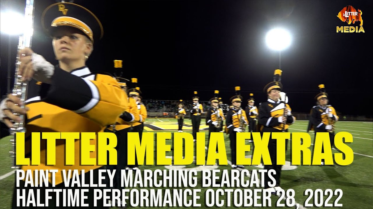 litter-media-extras-paint-valley-marching-bearcats-halftime