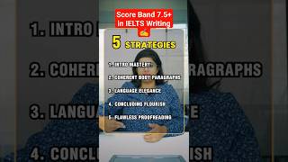 Score BAND 7.5+ in IELTS Writing with these Easy Strategies ieltspreparation prepareielts