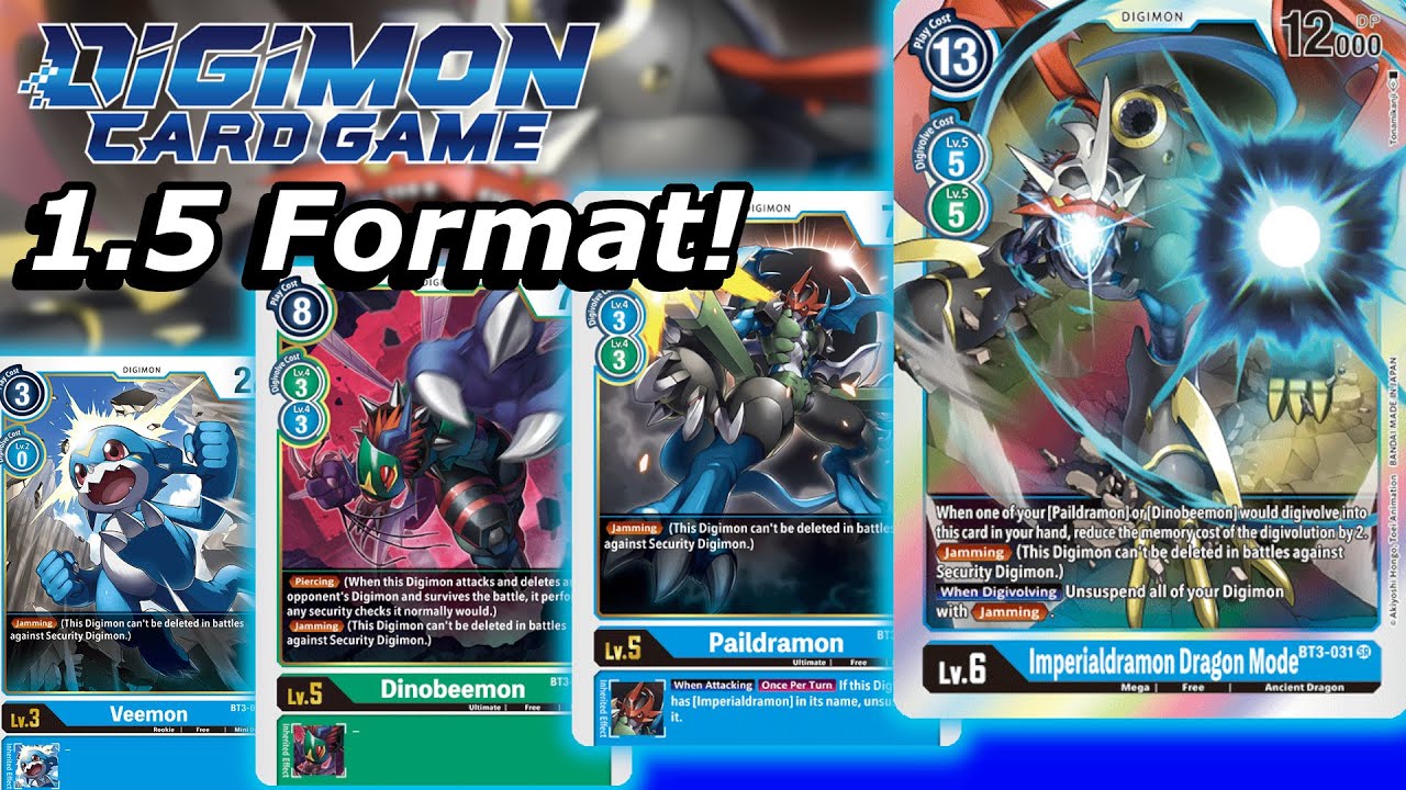 Imperialdramon Blue Deck Profile | Digimon TCG 1.5 Format