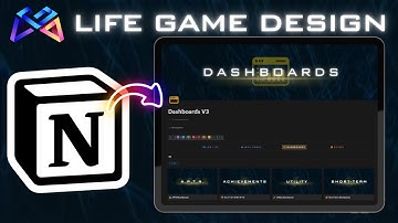 Build a Productivity App For Gamers With Me in Notion - Week Dashboards | Life Game Design Pro | #4