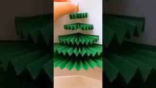How to make a Christmas card / paper craft /simple and easy paper craft / card making