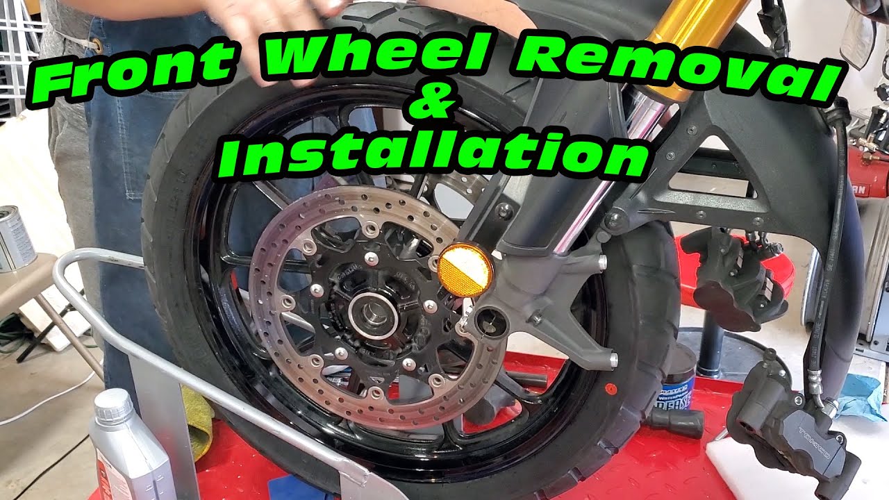 VStrom Front Wheel Removal & Installation YouTube