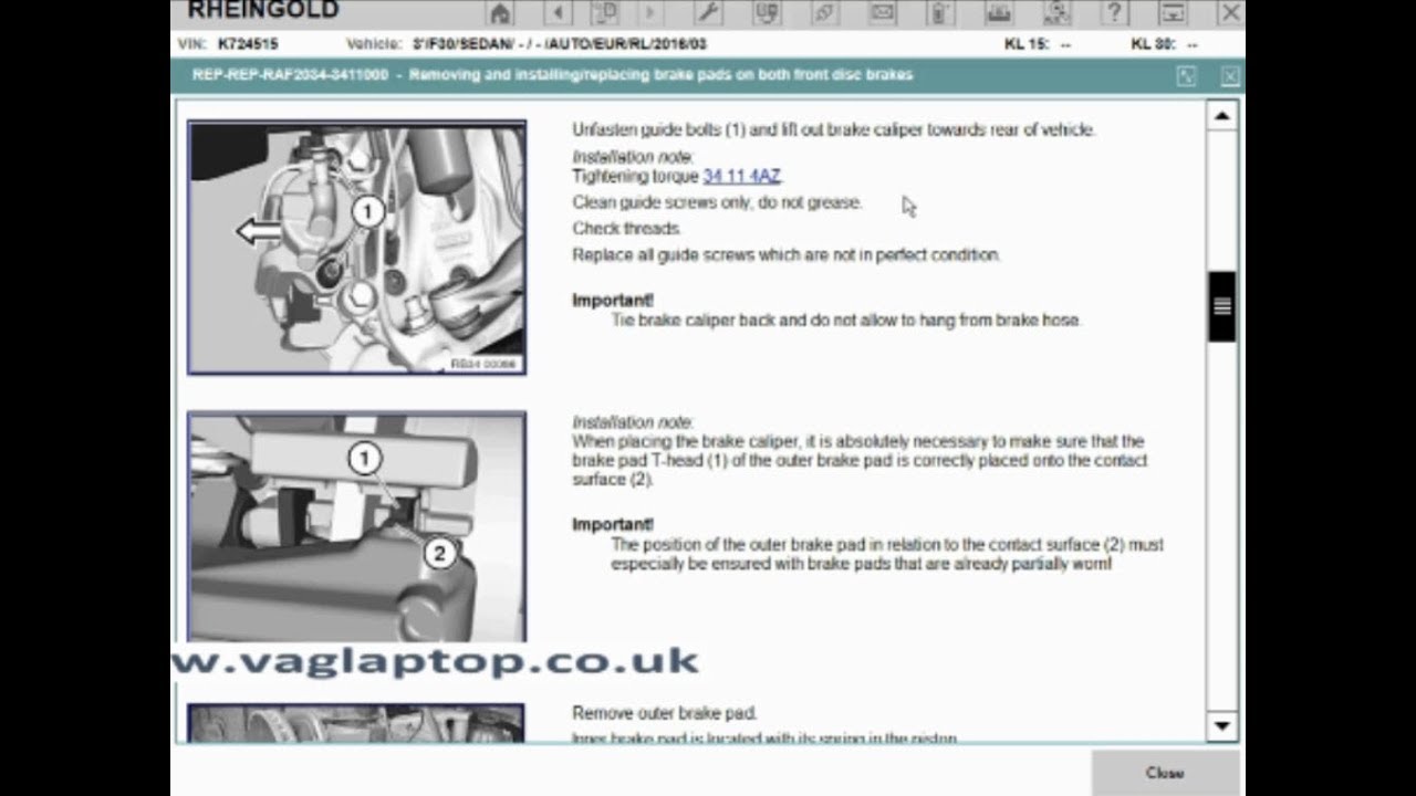 BMW ISTA ワークショップシステム ユーザーマニュアル BMW Repair Manual Search Quick Example - YouTube