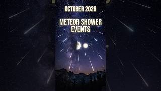 Meteor Showers & Rare Sky Events Are Coming! Get Ready☄️🌙✨